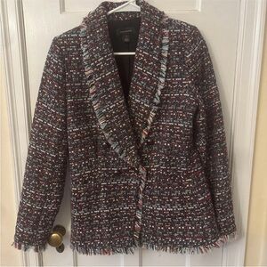 Halogen women’s  Multicolor Tweed Jacket Blazer XS